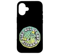 Restez en Dehors de la Cuisine du Pickleball Coque pour iPhone 16