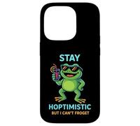 Restez hoptimiste mais Je ne Peux Pas froget - Amoureux des Grenouilles Coque pour iPhone 14 Pro