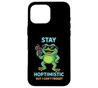 Restez hoptimiste mais Je ne Peux Pas froget - Amoureux des Grenouilles Coque pour iPhone 16 Pro Max