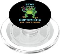 Restez hoptimiste mais Je ne Peux Pas froget - Amoureux des Grenouilles PopSockets PopGrip pour MagSafe