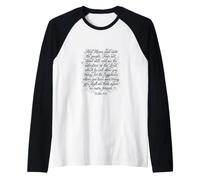 Restez immobile et voyez Le Salut du Seigneur | Exode 14:13 Manche Raglan