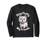 Restez Moelleux, Mes Amis | Funny West Highland White Terrier Manche Longue