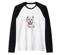 Restez Moelleux, Mes Amis | Funny West Highland White Terrier Manche Raglan