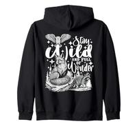 Restez Sauvage et Plein de Merveilles Brave Aventure en Sweat à Capuche