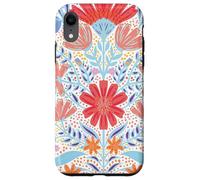 Restez sauvage, Flower Child - grandir à travers ce que vous Coque pour iPhone XR