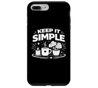 Restez Simple, Style de Vie Minimal, état d'esprit Calme Coque pour iPhone 7 Plus/8 Plus