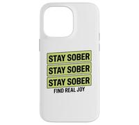 Restez Sobre sans Boire Trouvez la Vraie Joie Coque pour iPhone 14 Pro Max