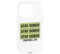 Restez Sobre sans Boire Trouvez la Vraie Joie Coque pour iPhone 15 Pro