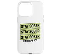 Restez Sobre sans Boire Trouvez la Vraie Joie Coque pour iPhone 15 Pro Max