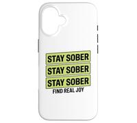 Restez Sobre sans Boire Trouvez la Vraie Joie Coque pour iPhone 16