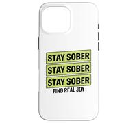 Restez Sobre sans Boire Trouvez la Vraie Joie Coque pour iPhone 16 Pro Max