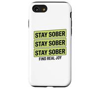 Restez Sobre sans Boire Trouvez la Vraie Joie Coque pour iPhone SE (2020) / 7/8