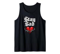 Restez Triste Emo Gothic Design Débardeur