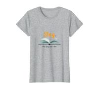 Restez, Votre Histoire n'est Pas terminée, Source d'inspiration pour Les Amateurs de Livres T-Shirt, Femme, Gris Chiné, S