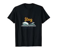 Restez, Votre Histoire n'est Pas terminée, Source d'inspiration pour Les Amateurs de Livres T-Shirt, Homme, Noir, XXL