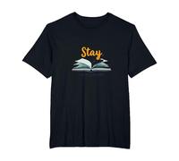 Restez, Votre Histoire n'est Pas terminée, Source d'inspiration pour Les Amateurs de Livres T-Shirt, Homme Grandes Tailles, Noir, 6X Tall