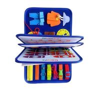 RestfulLux Busy Board en Feutre, Jouet éducatif, kit de Voyage Portable | Feutre écologique, design portable pour développer les compétences, idéal apprentissage précoce K