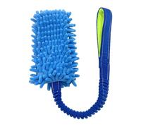 RestfulLux Dog Rope Toy Durable Plush Tug Toy for Large Dogs | Premium polyester fabric features tear-proof handles, designed for tug-of-war games to improve dental health Bleu ciel
