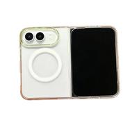 RestfulLux Étui magnétique conçu pour le chargement sans fil IphoneDuo | Coque en polycarbonate durable avec anneau magnétique pour le chargement sans fil, cadre élégant dégradé protection antichoc