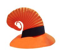 RestfulLux Halloween Felt Witch Hat for Adults, Crooked Wizard Hat Costume | Premium stiff felt fabric provides stable silhouette for cosplay parties