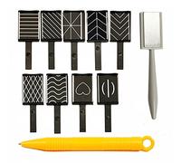 Restikiant 11pcs/Set Nail Art Tool Stylet MagnÉTique Pour DIY Magic 3D Magnetic Cats Eyes Polish Gel UV Polish Eye Cat
