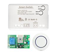 Restikiant AC/DC 7V-32V Smart WiFi Moteur Switch Module WiFi+BT 1CH Remote Relay pour Alexa Home avec 2.4G Remote