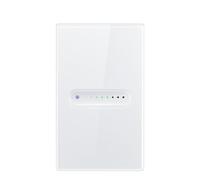 Restikiant Tuya WiFi Smart Dimmer Switch 1 Gang Dimmer Light Switch Panneau tactile APP Télécommande Fonctionne avec Alexa Home,D