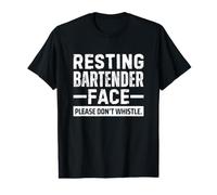 Resting Bartender Face Please Don't Whistle T-Shirt Graphique avec Valeur