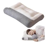 Restiva Pillow, Restiva Oreiller pour l'apnée du sommeil, Oreiller Ergonomique Cervical à Mémoire de Forme, Oreiller Orthopédique pour Support du cou, Oreiller ergonomique Pour tout type de sommeil