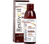 Restivoil Physiologique Sebonormalisant Hui-Shampooing pour peau sensible et pour cheveux normaux et graisses, sans Agents mousseugènes et agressifs - 250 ml