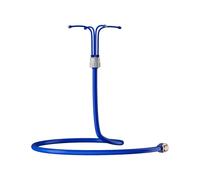 RESTMO Arroseur flexible de 180 cm avec 4 buses réglables pour une plus grande couverture, brume de refroidissement à 360° et entrée BSP de 1,9 cm - Système d'arrosage de jardin pour terrasse, piscine