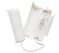 RESTMO Boîte Électrique Étanche IP44 (29x11x7,5cm) lot de 2 - Boîtier Extérieur pour Rallonges, Câbles, Décorations Vacances, Lumières Noël, Outils Électriques (Couleur:Blanc)