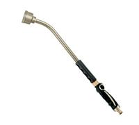 RESTMO Lance d'arrosage de jardin, 61 cm, douce et douce, avec contrôle du débit au pouce, pistolet d'arrosage robuste pour paniers suspendus, arbustes, plantes, fleurs, jardin et pelouse, noir