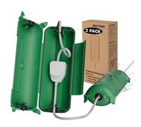 RESTMO Lot de 2 boîtes de connexion d'extérieur étanches IP44 - Cache-cordon de rallonge électrique résistant aux intempéries - Fermeture à joint de sécurité pour protéger les décorations d'éclairage