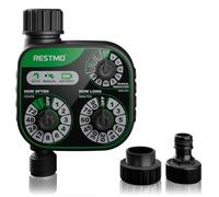 RESTMO Minuteur d'eau analogique à 3 Cadrans, contrôle mécanique d'arrosage