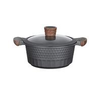 RESTO Faitout 2,6 l, avec couvercle, 20 cm, hauteur : 9,5 cm, revêtement anti-adhésif, dans un coffret cadeau, pour tous les types de feux, y compris l'induction, sans PFOA