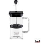 RESTO French Press System thé / café, cafetière française presse à café en verre borosilicaté d'une capacité de (0.8 litre) / 90504
