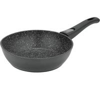 LA SAUTEUSE ANTIADHÉSIVE RESTO KITCHENWARE-LA GRANDE POÊLE PROFONDE DE 28 CM-LA POÊLE À INDUCTION EN ALUMINIUM FORGÉ SANS PFOA-LA POÊLE À FRIRE AVEC LE FOND RENFORCÉ ET LA MANCHE AMOVIBLE