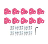 Restokki 10pcs l'escalade Tient des poignées murales à la Main Confortable pour la Main pour intérieur (Rosa)