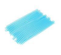 Restokki 20pcs Anneau de liaison en plastique 30 Trou Spiral Spiral A4 Anneaux de liaison pour les fournitures scolaires de bureau (13mm*30 holes 20 blue strips)