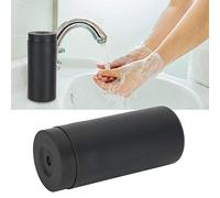 Restokki 240 ML Distributeur de Savon Liquide Rechargeable, Bouteille Shampoing Bouteille Divisée, Bouteille de Savon Facile à Presser pour Shampooing et Lotion à l'huile, Noir