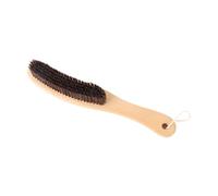 Restokki Brosse à vêtements avec Manche en Bois et Peigne Doux pour vêtements, Anti-Peluches, Poils, Nettoyage Doux, Meubles, sièges de Voiture, Essentiel pour la Famille