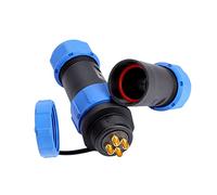 Restokki Câble de connecteur d'aviation étanche SP21 IP68 2 3 4 5 7 9 12 Broches, Professionnel pour Une Utilisation en extérieur (4pin)