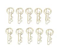 Restokki Clips de papier en forme de clés Petits clips portables Classification des documents de bureau