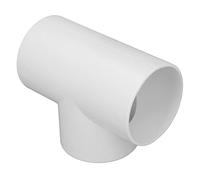 Restokki Connecteur de Conduit de Forme T, PVC Ajustement du Tuyau Rond 3 Trous Splitter du Tuyau Éventail d'échappement Évent (6 inch)