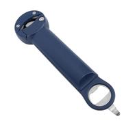 Restokki Ouvre-bocal rétractable multifonctionnel 3 en 1, peut réglable en acier inoxydable, ouvre-bouteille multifonctionnel pour un usage domestique, ouverture de bocaux, gadgets (Blue)