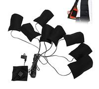 Restokki Patch Chauffant, Coussin Chauffant, Chauffage Alimenté Par USB, Chauffage De Tente Pour le Camping, Chauffage Portable 3 Vitesses pour Vêtements Gilet Veste
