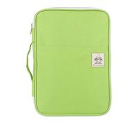 Restokki Sac à Documents, étui à Fermeture éclair pour Ordinateur Portable, Organisateur de Portefeuille de Voyage pour carnets de Notes, carnet de Croquis A4 5 Couleurs(Vert Clair)