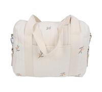 Restokki Sac de Rangement Multifonction pour Poussette, Sac à Langer réutilisable avec Broderie à Fermeture éclair pour Les Mamans voyageant en Toute tranquillité et commodité (Olive Bag)