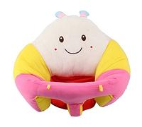 Restokki Siège de Soutien pour bébé, Peluche Apprendre à s'asseoir canapé Mignon Coussin Animal conçu Selon la Forme du Corps du bébé pour bébé de 0 à 3 Ans(Abeille)